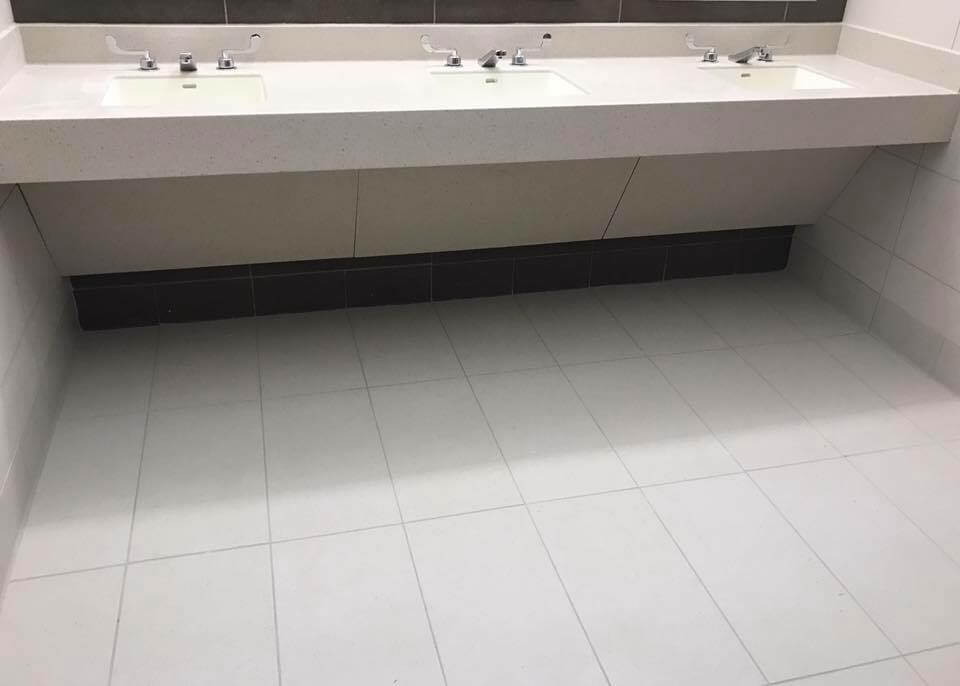 ISU Milner Library Restrooms Floor - Johnco Construction