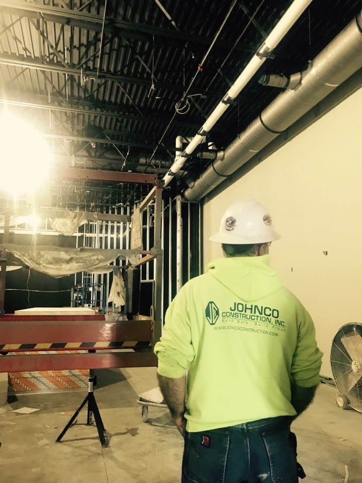 Lutheran High School Addition - Johnco Construction on the Job